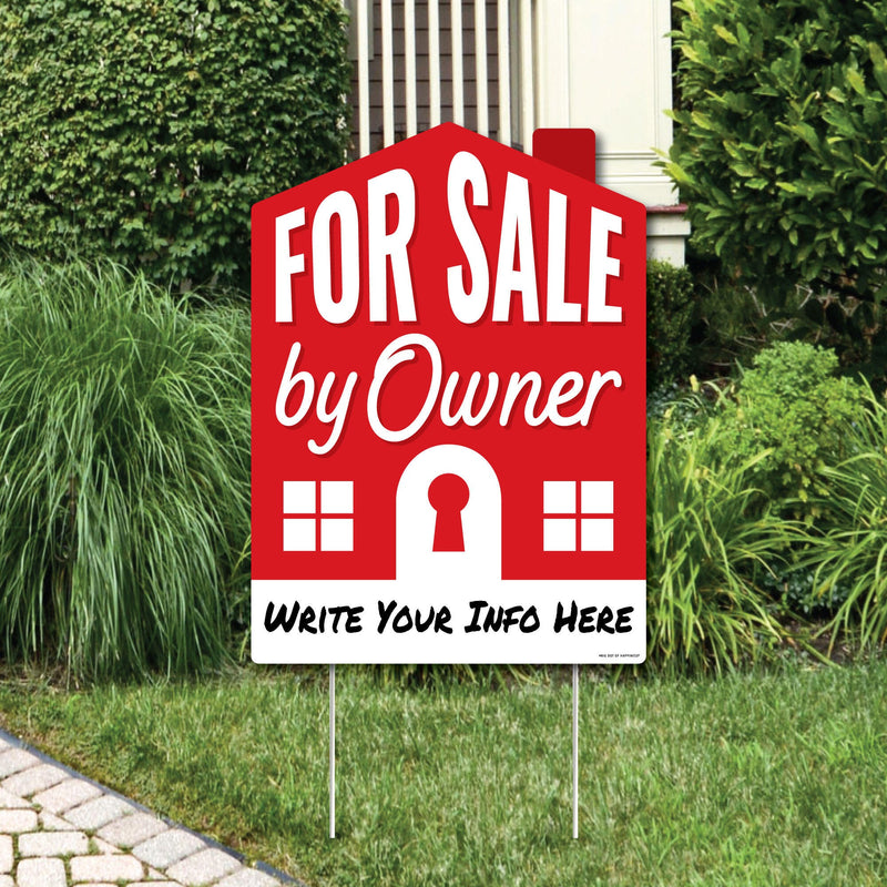 For Sale By Owner - Home Real Estate Welcome Yard Sign
