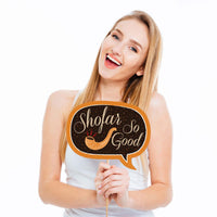 Funny Rosh Hashanah - Jewish New Year 10 Piece Photo Booth Props Kit