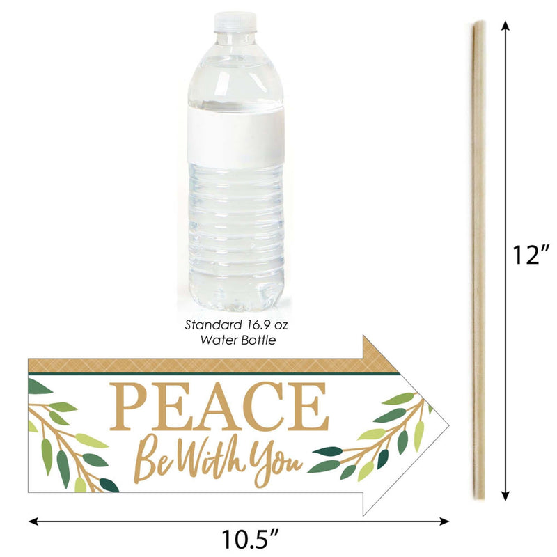 Funny First Communion Elegant Cross - Religious Party 10 Piece Photo Booth Props Kit
