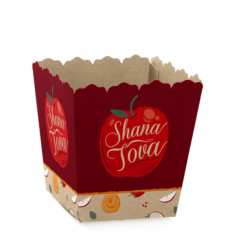 Rosh Hashanah - Party Mini Favor Boxes - Jewish New Year Party Treat Candy Boxes - Set of 12