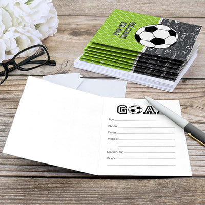 GOAAAL! - Soccer - Fill in Party Invitations - 8 ct