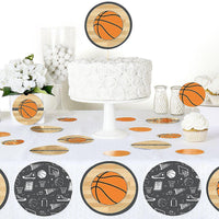 Nothin' But Net - Basketball - Baby Shower or Birthday Party Table Confetti - 27 ct