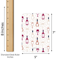 But First, Wine - Bingo Cards and Markers - Wine Tasting Party Shaped Bingo Game - Set of 18