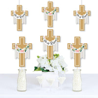 Religious Easter - Cross Decorations DIY Christian Holiday Party Essentials - Set of 20