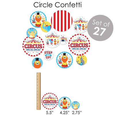 Carnival - Step Right Up Circus - Carnival Themed Party Supplies - Banner Decoration Kit - Fundle Bundle