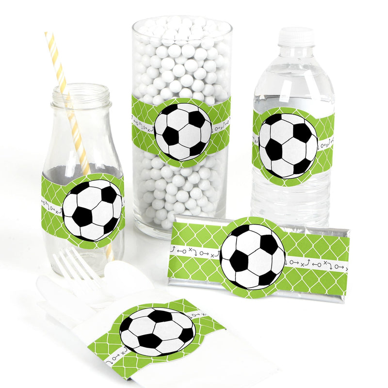 GOAAAL! - Soccer - DIY Party Wrappers - 15 ct
