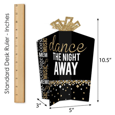 Prom - Table Decorations - Prom Night Party Fold and Flare Centerpieces - 10 Count