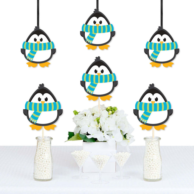 Holly Jolly Penguin - Penguin Decorations DIY Holiday & Christmas Party Essentials - Set of 20
