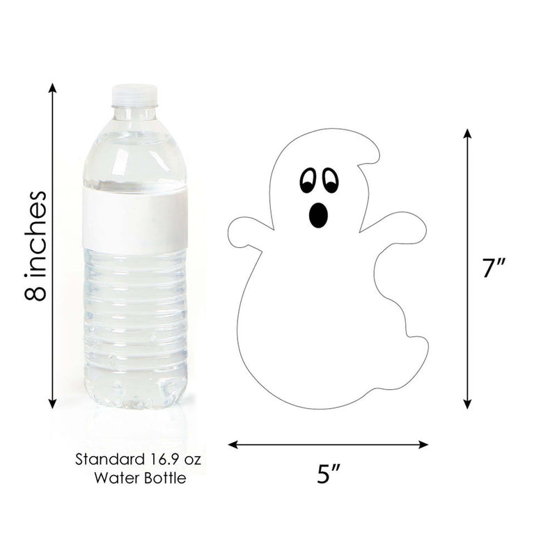 Spooky Ghost - Ghost Decorations DIY Halloween Party Essentials - Set of 20