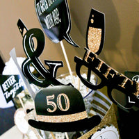 We Still Do - 50th Wedding Anniversary - Anniversary Party Photo Booth Props Kit - 20 Count