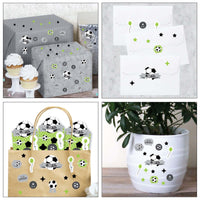 GOAAAL! - Soccer - Birthday Party Favor Kids Stickers - 16 Sheets - 256 Stickers