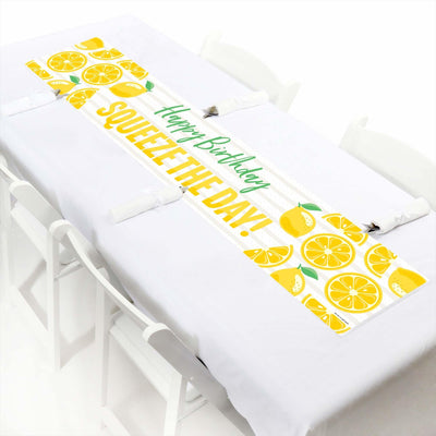 So Fresh - Lemon - Citrus Lemonade Birthday Party Decorations Party Banner