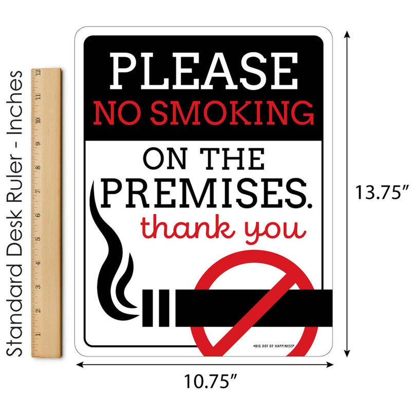 No Smoking - Outdoor Lawn Sign - Business Yard Sign - 1 Piece