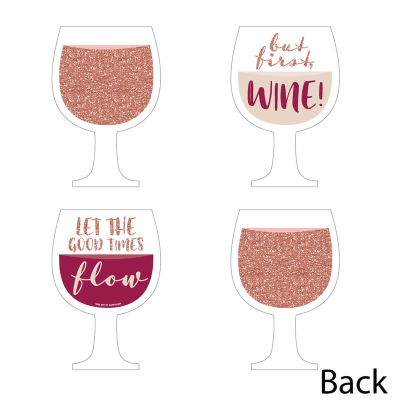 But First, Wine - Decorations DIY Wine Tasting Party Essentials - Set of 20