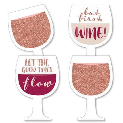 But First, Wine - Decorations DIY Wine Tasting Party Essentials - Set of 20