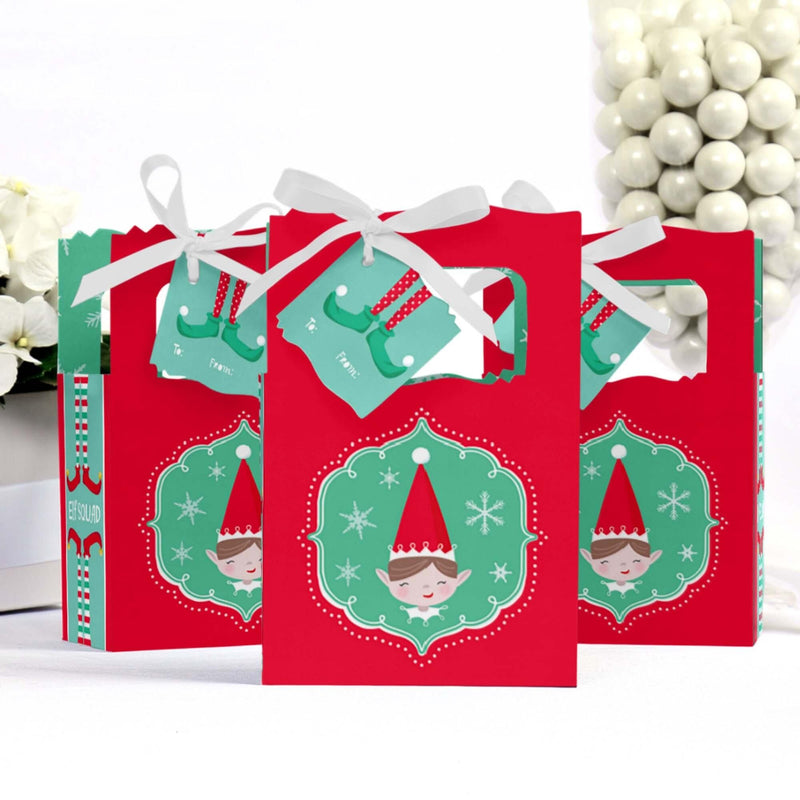 Elf Squad - Kids Elf Christmas and Birthday Party Favor Boxes - Set of 12