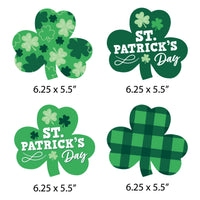 Shamrock St. Patrick's Day - Decorations DIY Saint Paddy's Day Party Essentials - Set of 20