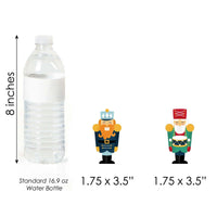 Christmas Nutcracker - Dessert Cupcake Toppers - Holiday Party Clear Treat Picks - Set of 24