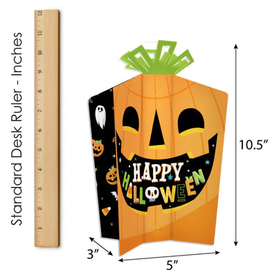 Jack-O'-Lantern Halloween - Table Decorations - Kids Halloween Party Fold and Flare Centerpieces - 10 Count