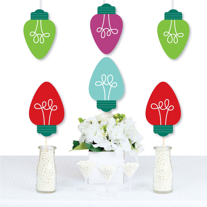 Christmas Light Bulbs - Decorations DIY Holiday Party Essentials - Set of 20