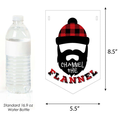 Lumberjack - Channel The Flannel - Buffalo Plaid Party Bunting Banner and Decorations - Channel the Flannel