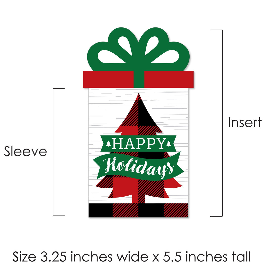 holiday gift card sleeves Christmas Gift Card Holders