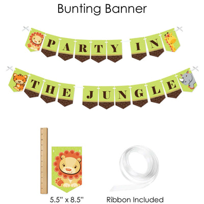 Funfari - Fun Safari Jungle - Baby Shower or Birthday Party Supplies - Banner Decoration Kit - Fundle Bundle