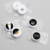 Prom - Prom Night Party Round Candy Sticker Favors - Labels Fit Hershey's Kisses - 108 ct