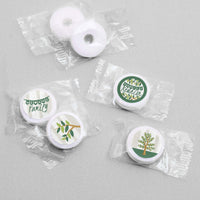 Family Tree Reunion - Round Candy Labels Family Gathering Party Favors - Fits Hershey's Kisses - 108 ct