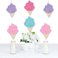 Scoop Up The Fun - Ice Cream - Decorations DIY Sprinkles Party Essentials - Set of 20