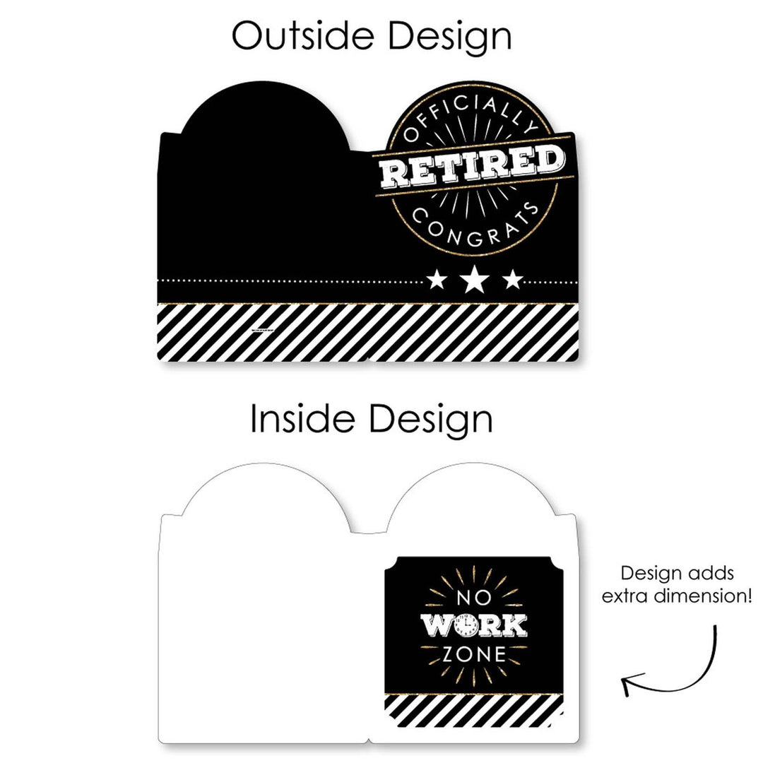 Happy Retirement - Congratulations Giant Greeting Card - Big Shaped Jumborific Card - 16.5 x 22 inches