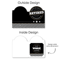 Happy Retirement - Congratulations Giant Greeting Card - Big Shaped Jumborific Card - 16.5 x 22 inches