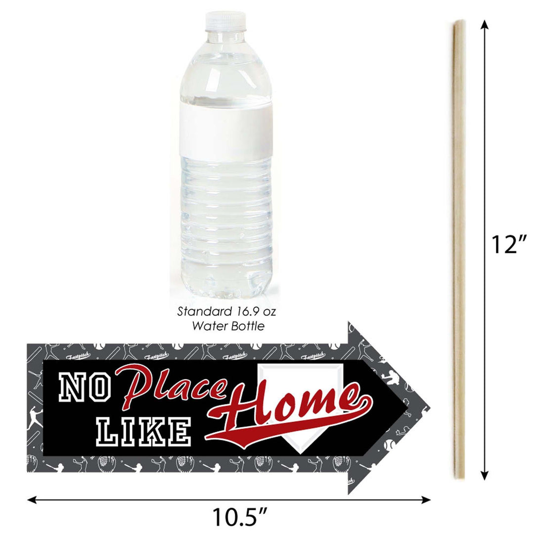 Funny Grand Slam - Fastpitch Softball - 10 Piece Baby Shower or Birthday Party Photo Booth Props Kit