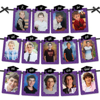 Purple Grad - Best is Yet to Come - DIY Purple Graduation Party Decor - K-12 School Picture Display - Photo Banner