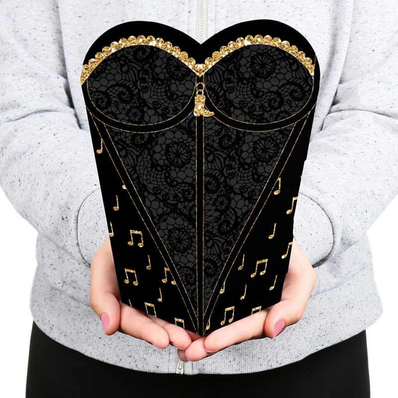 Nash Bash - Nashville Bachelorette Party Favors - Gift Heart Shaped Favor Boxes for Women - Set of 12