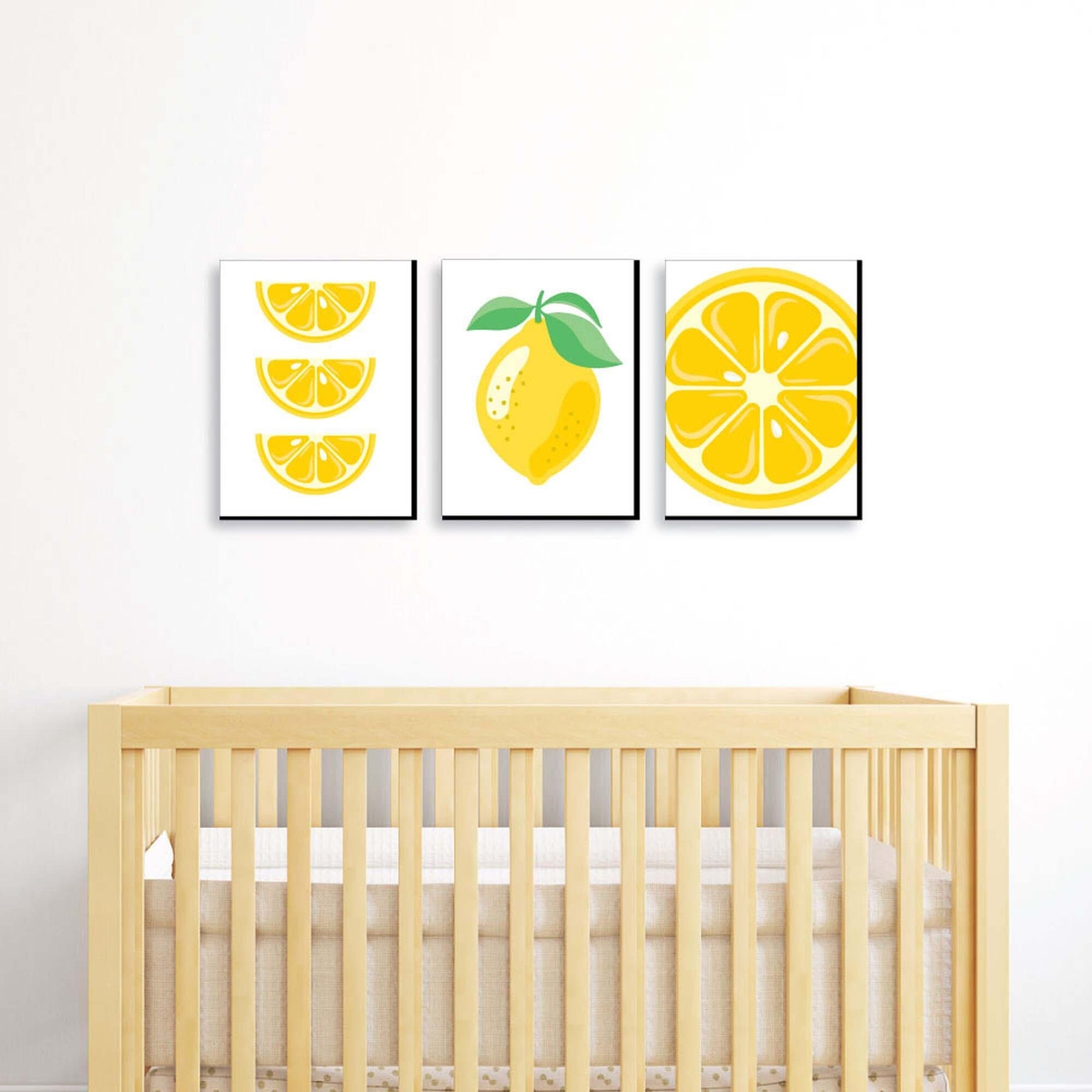 Big Dot of Happiness Little Bumblebee - Bee Nursery Wall Art and Kitchen Decor - 7.5 x 10 Inches - Set of 3 Prints