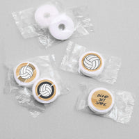 Bump, Set, Spike - Volleyball - Round Candy Labels Party Favors - Fits Hershey's Kisses - 108 ct