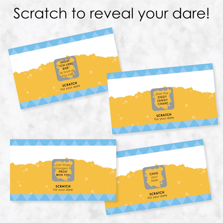 Oktoberfest - German Beer Festival Party Game Scratch Off Dare Cards - 22 Count | BigDotOfHappiness.com – Big Dot of Happiness LLC oktoberfest-german-beer-festival-party-game-scratch-off-dare-cards-22-count-bigdotofhappiness-com-big-dot-of-happiness-llc