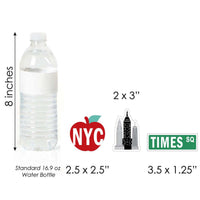 NYC Cityscape - DIY Shaped New York City Party Cut-Outs - 24 ct