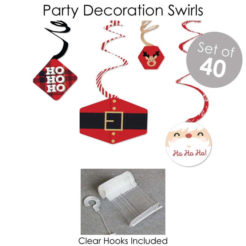 Jolly Santa Claus - Christmas Party Supplies - Banner Decoration Kit - Fundle Bundle