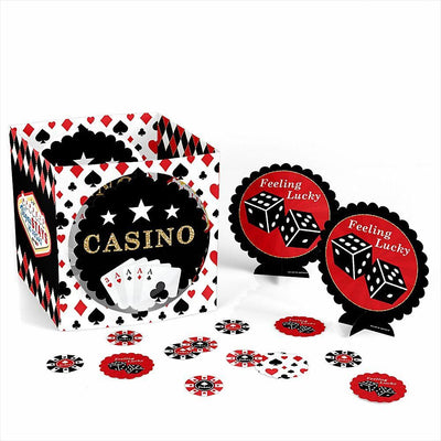 Las Vegas - Casino Party Centerpiece and Table Decoration Kit