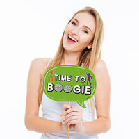 Funny 70's Disco - 10 Piece Photo Booth Props Kit