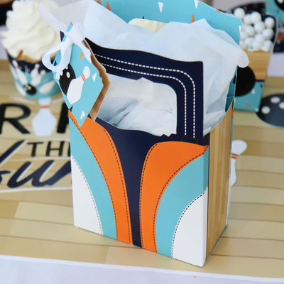 Strike Up the Fun - Bowling - Birthday Party or Baby Shower Favor Boxes - Set of 12