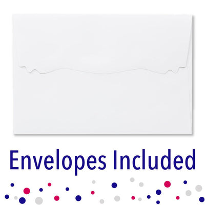 Religious Easter - Shaped Fill-In Invitations - Christian Holiday Party Invitation Cards with Envelopes - Set of 12