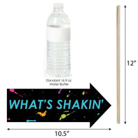 Funny 80's Retro - 10 Piece Photo Booth Props Kit