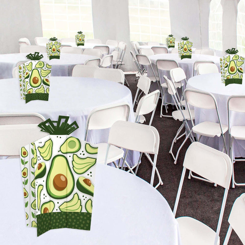 Hello Avocado - Table Decorations - Fiesta Party Fold and Flare Centerpieces - 10 Count