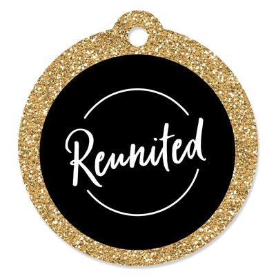 Reunited - School Class Reunion Party Favor Gift Tags (Set of 20)
