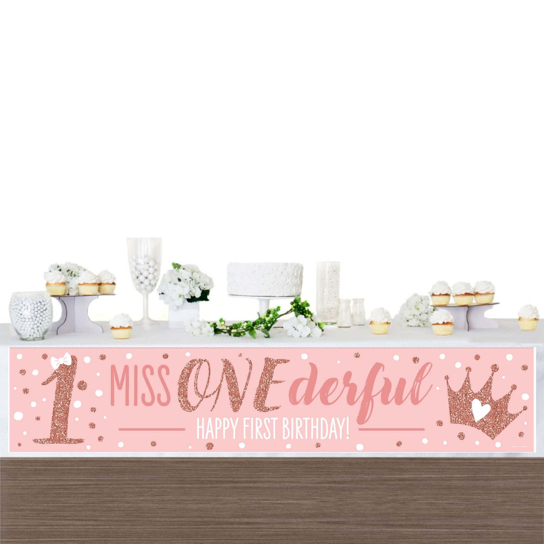 Miss Onederful Party Backdrop Decor Watercolor Flowers Baby Happy 1st  Birthday Cake Table Background Customized Supplies Props - AliExpress