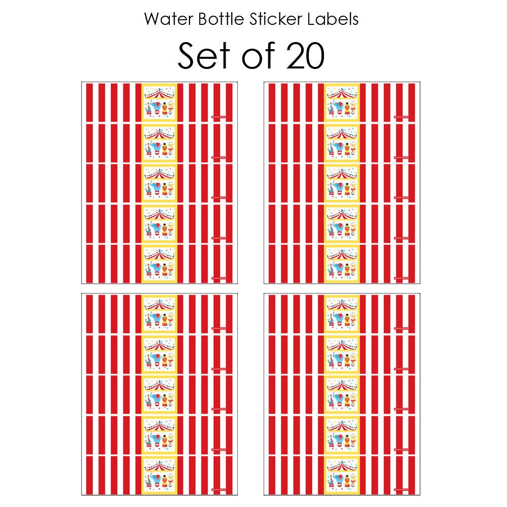 carnival-step-right-up-circus-carnival-themed-water-bottle-sticker-labels-set-of-20-bigdotofhappiness-com-big-dot-of-happiness-llc for Free Printable Carnival Water Bottle Labels Carnival - Step Right Up Circus - Carnival Themed Water Bottle Sticker Labels - Set of 20 | BigDotOfHappiness.com – Big Dot of Happiness LLC for Free Printable Carnival Water Bottle Labels