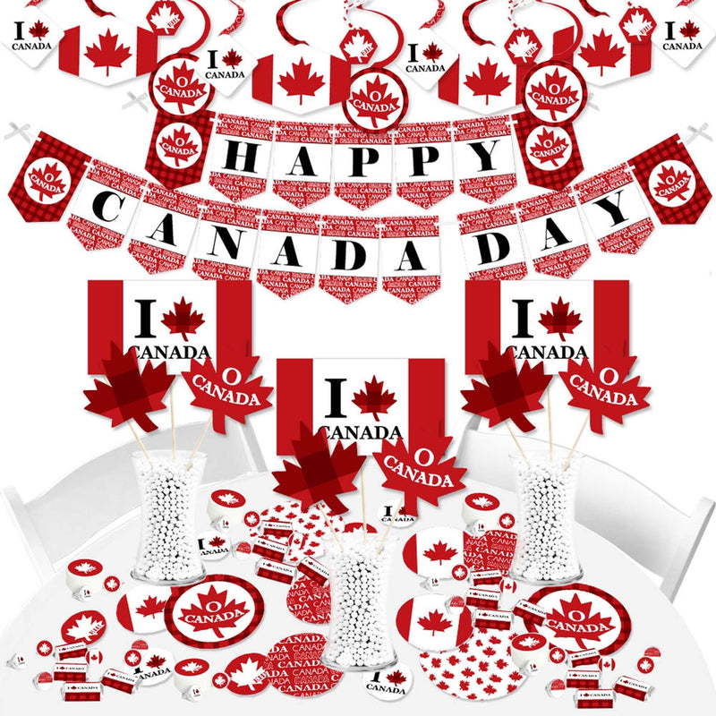 Canada Day - Canadian Party Supplies - Banner Decoration Kit - Fundle Bundle